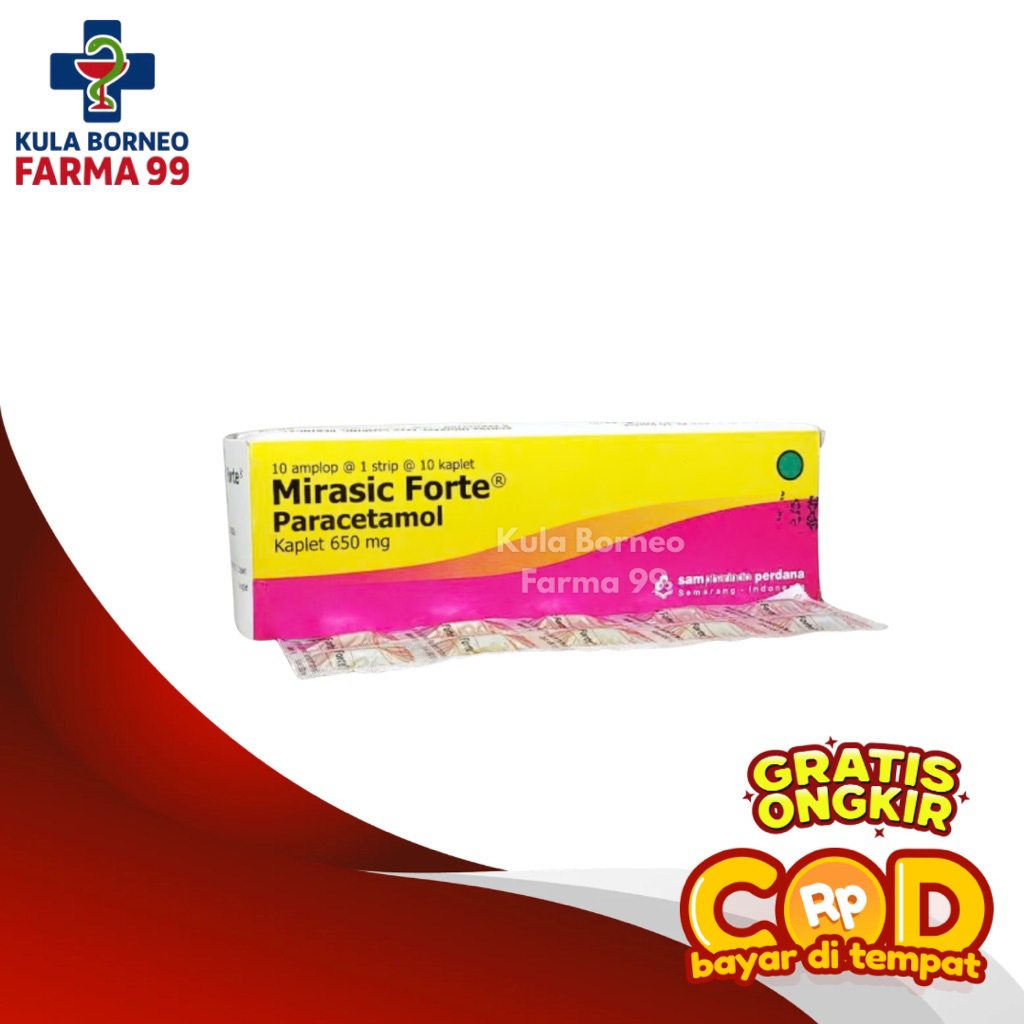 Mirasic Forte 650 mg 10 Tablet
