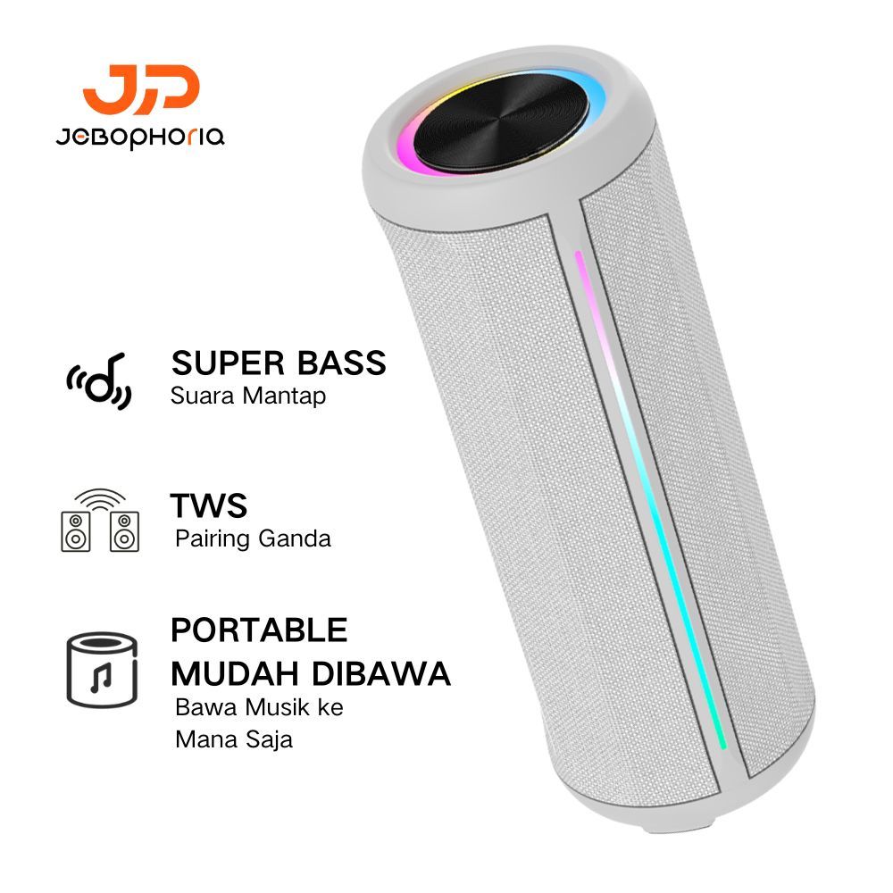 Jebophoria M6 Speaker Bluetooth Bass Stereo TWS RGB Light Waterproof