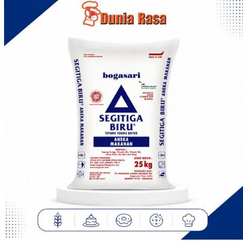 [Segitiga biru] Tepung Terigu 25kg [instan only]