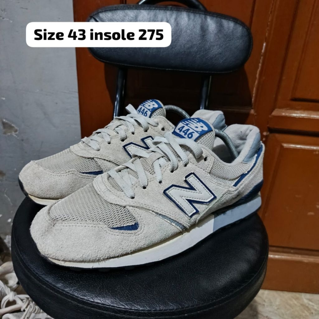 NB NEW BALANCE 446 Sepatu Second 100% ORIGINAL size 43 (27.5)