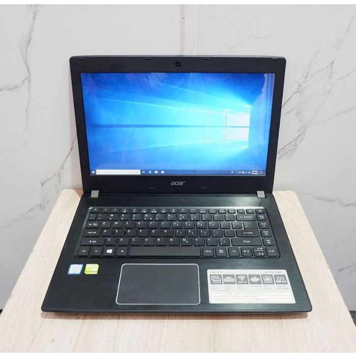 Laptop Acer Aspire E5-475G Intel Core i5-7200U NVIDIA GeForce 940MX Ram 4Gb Ssd 256Gb