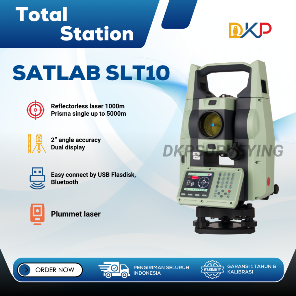 Total Station SATLAB SLT - 10 Complete Set