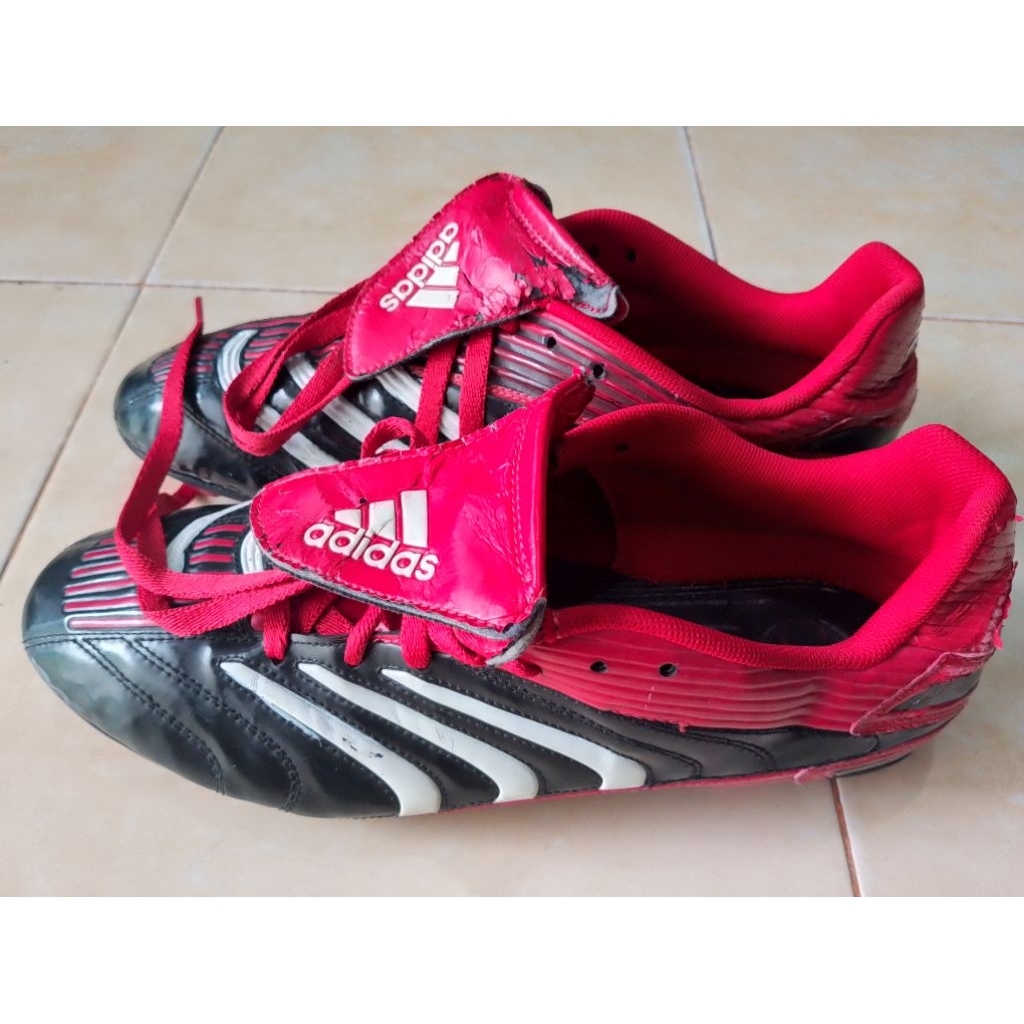 Sepatu Bola Second Adidas Predator Absolute Absolion IC Zidane Thn 2005 Size 45 Insole 290