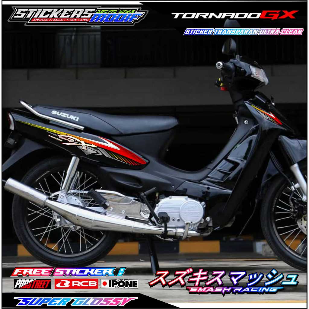 STRIPING VARIASI SUZUKI GX TORNADO / STICKER LIST MOTOR SUZUKI GX TORNADO