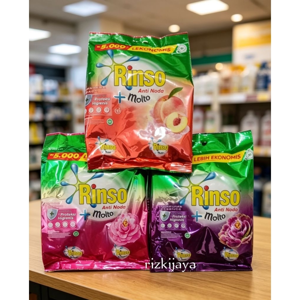 Rinso Bubuk 5000 / Rinso Molto Deterjen Bubuk 240gr
