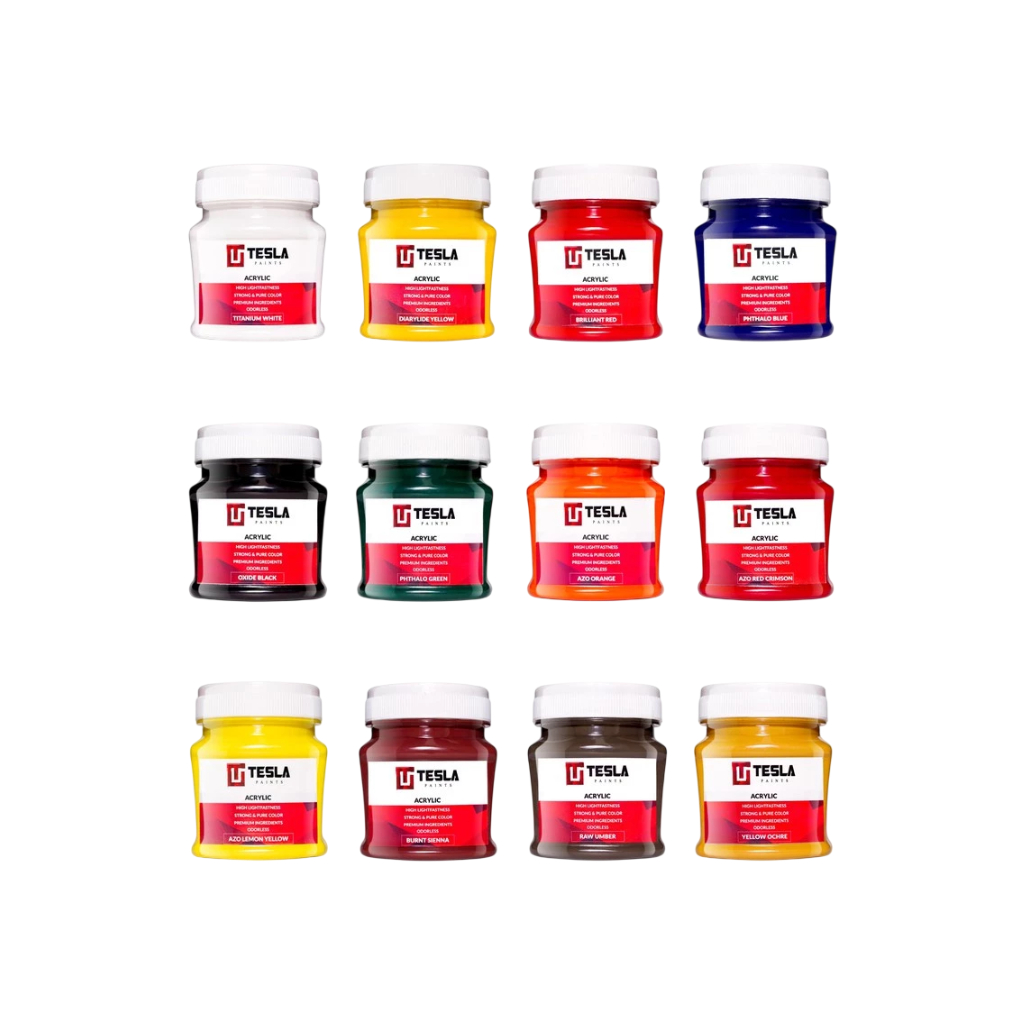 Tesla Acrylic Paint 125ml / Acrylic Paint