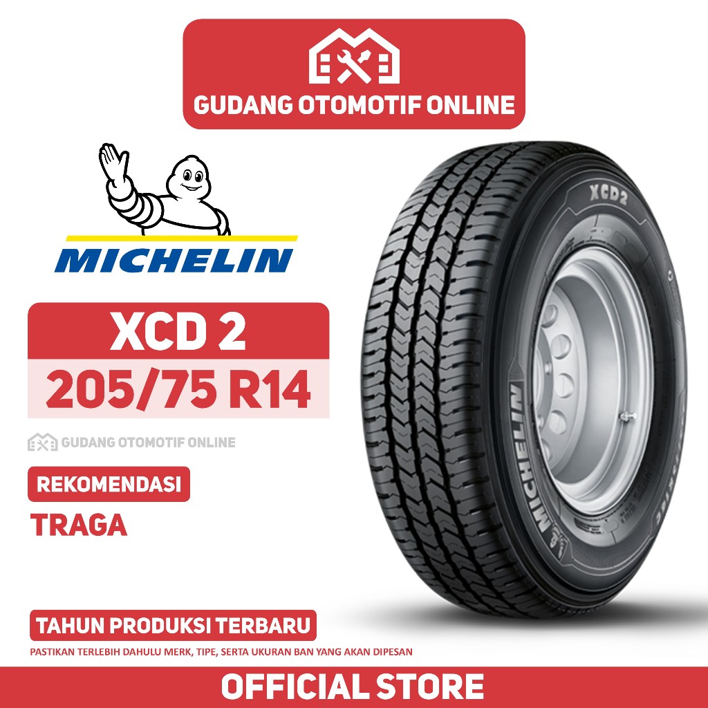 Ban Michelin XCD 2 XCD2 205/75 R14 Ban Mobil Traga