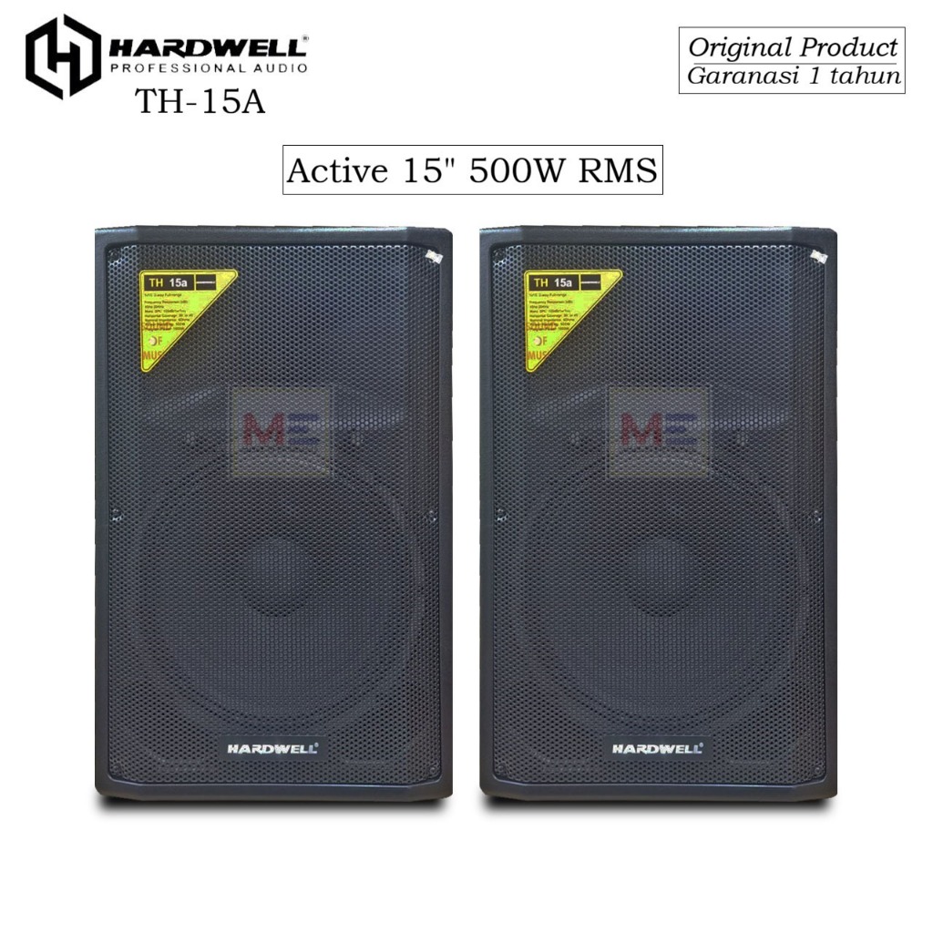Speaker Aktif 15 Inch Power Output 500 Watt RMS Hardwell TH-15A Original
