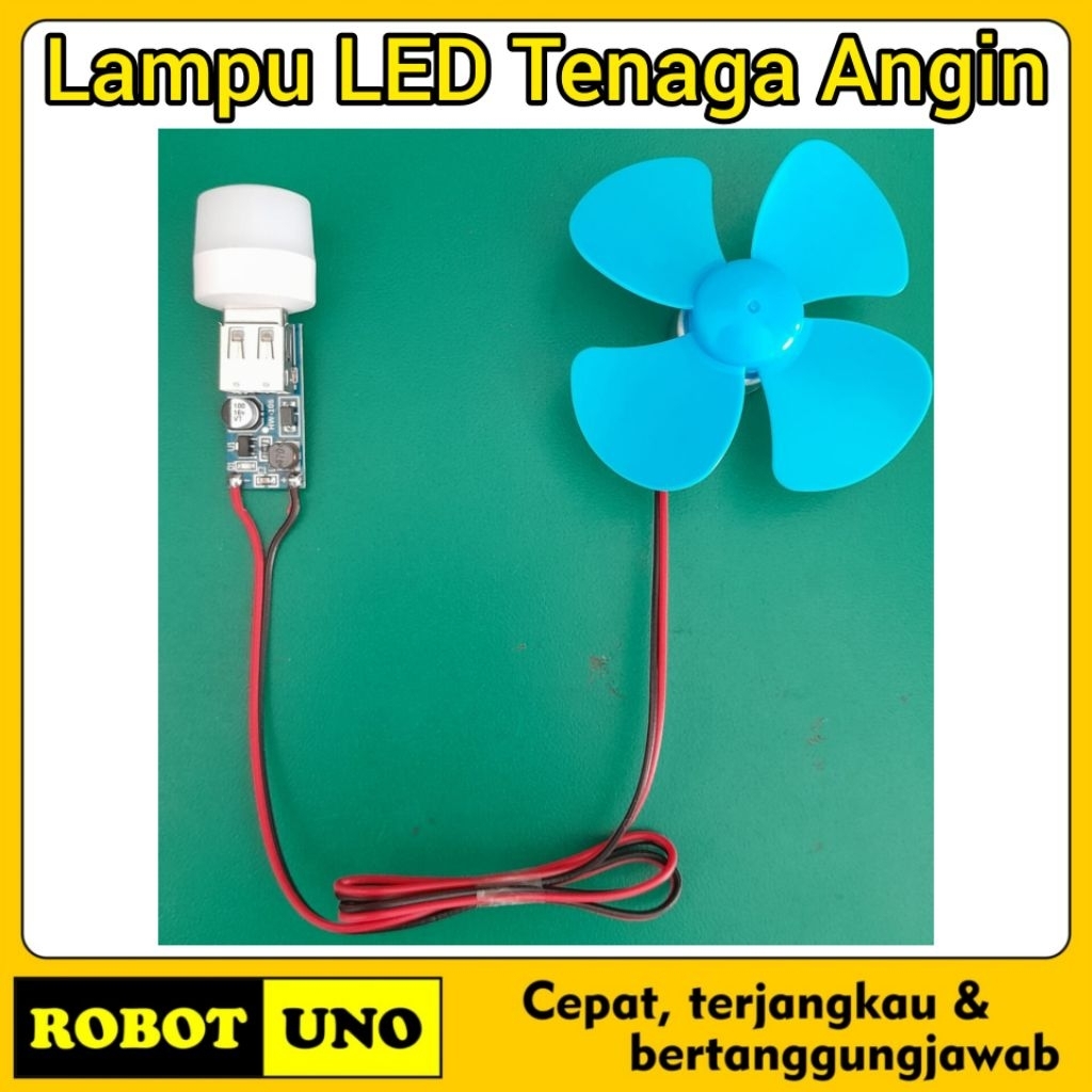Pembangkit Listrik Tenaga Angin Kit Lampu LED Tenaga Angin