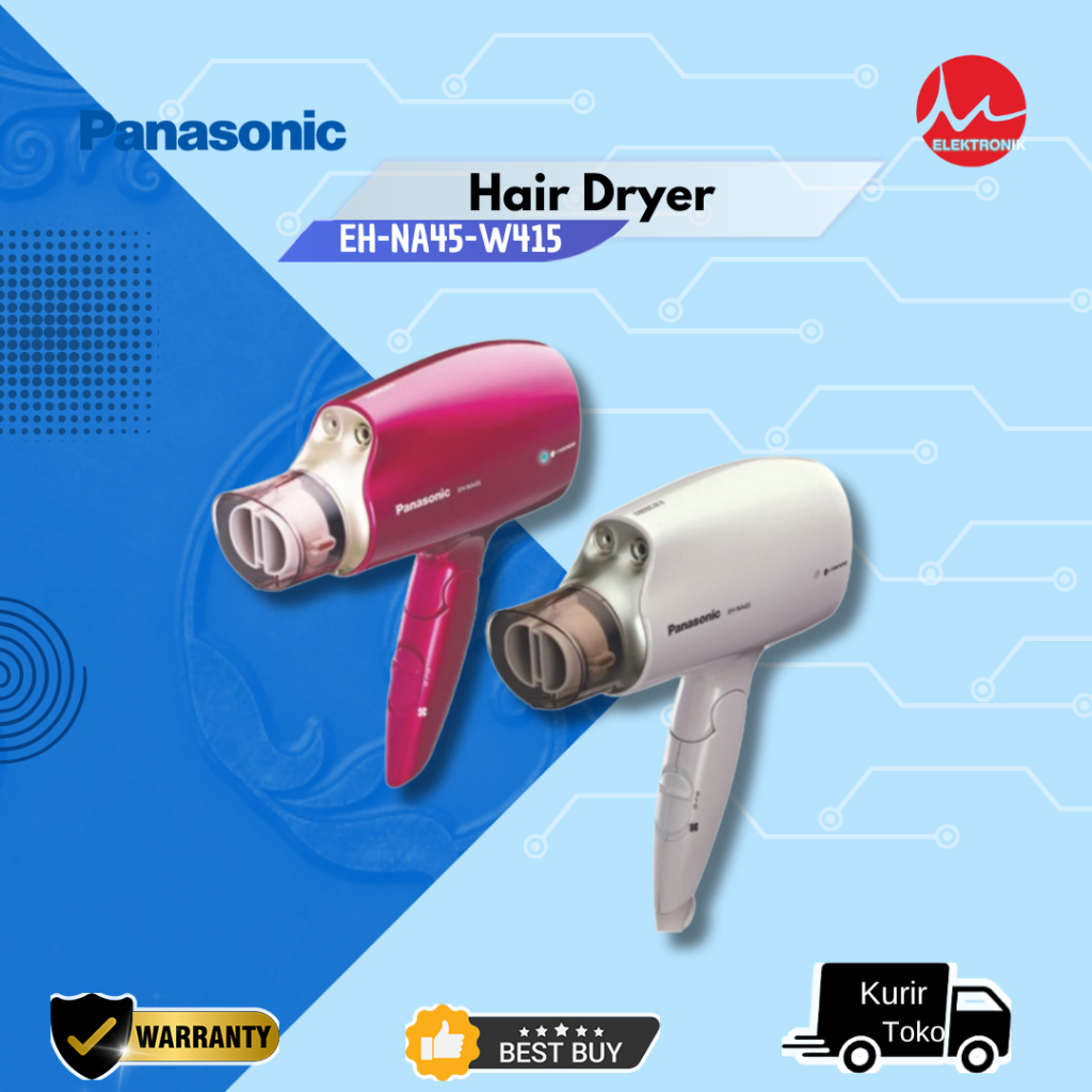 Panasonic EH-NA45-W415 Hair Dryer Nanoe Series - Putih