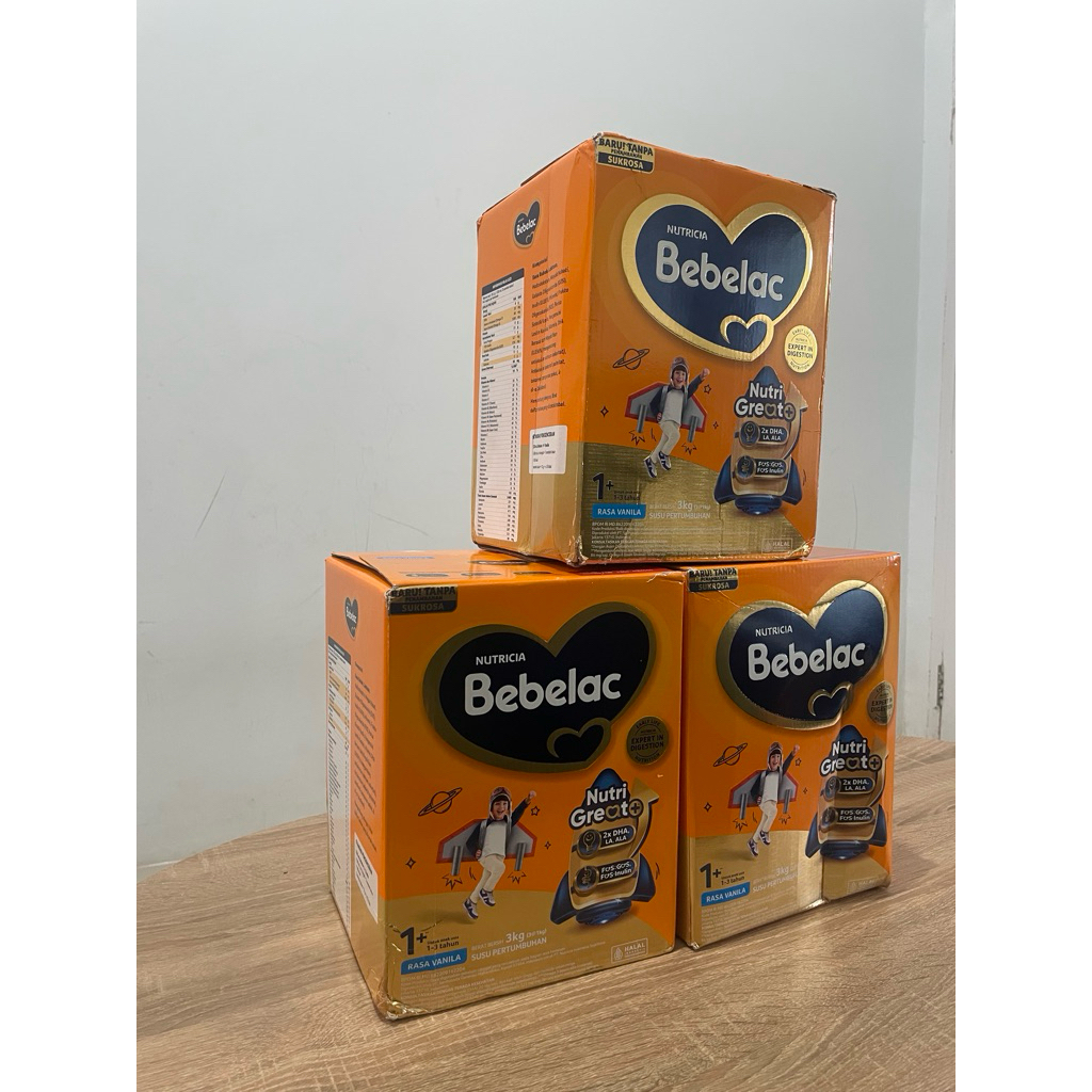 bebelac 1+ vanilla (umur 1-3 tahun)