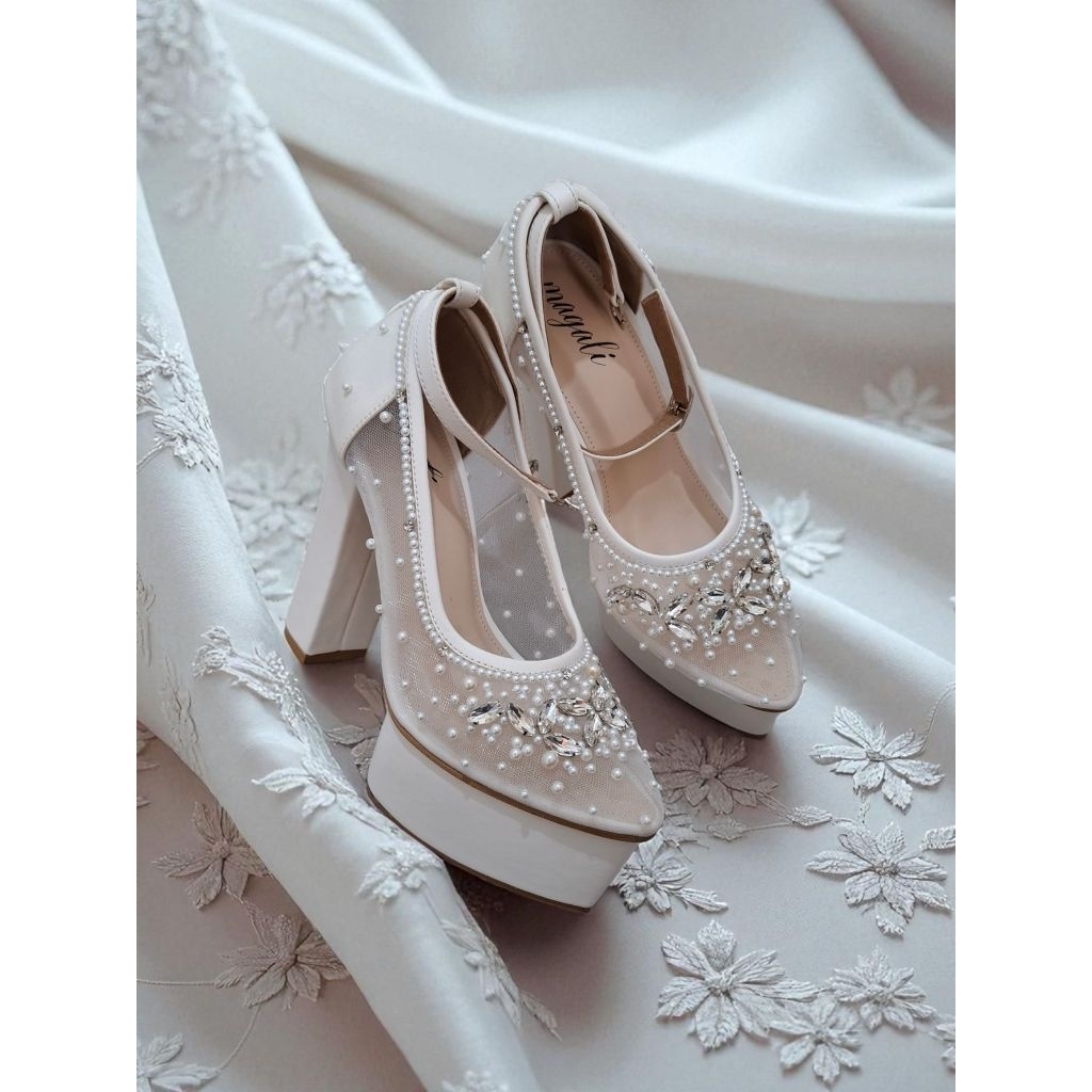 MAGALI Wedding Shoes Royal Package Broken White 12 cm