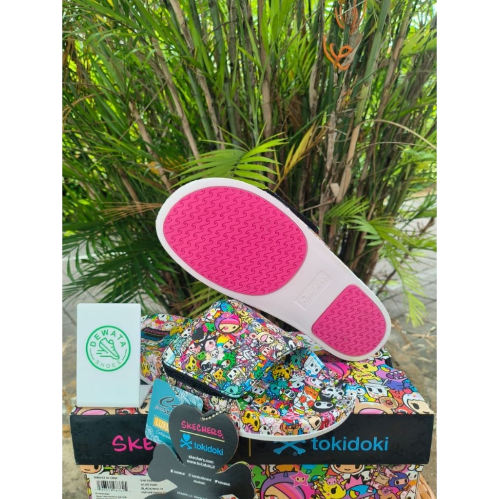Sandal Skechers Slide (Putih)