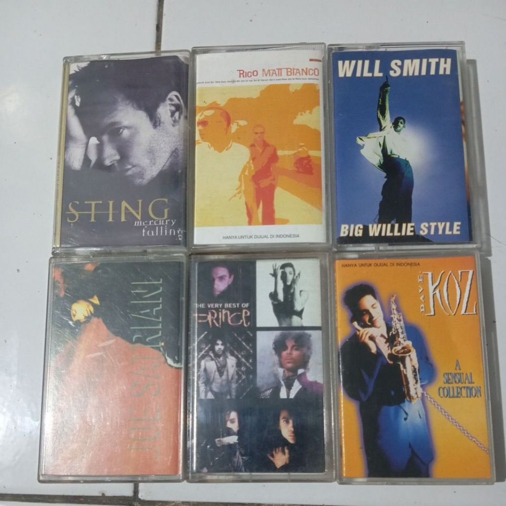 kaset kaset pita sting prince dll