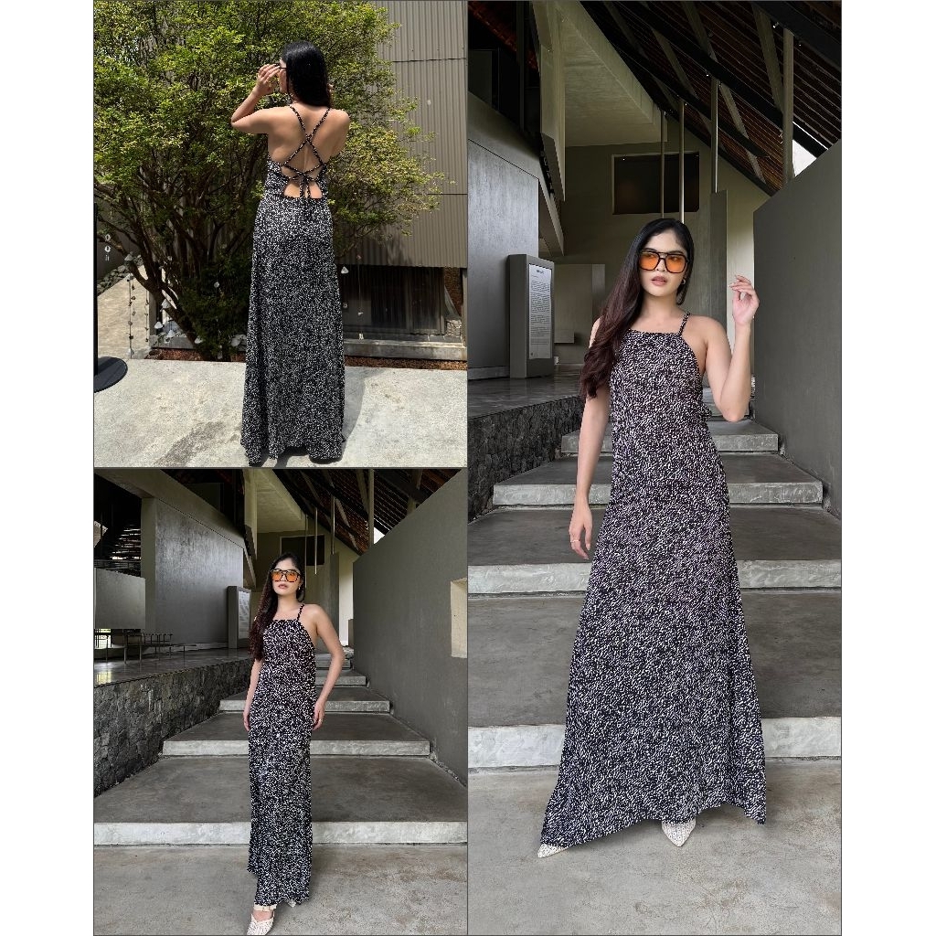 Febby Dress . Backless Dress . Sexy Backless Dress . Maxi Dress