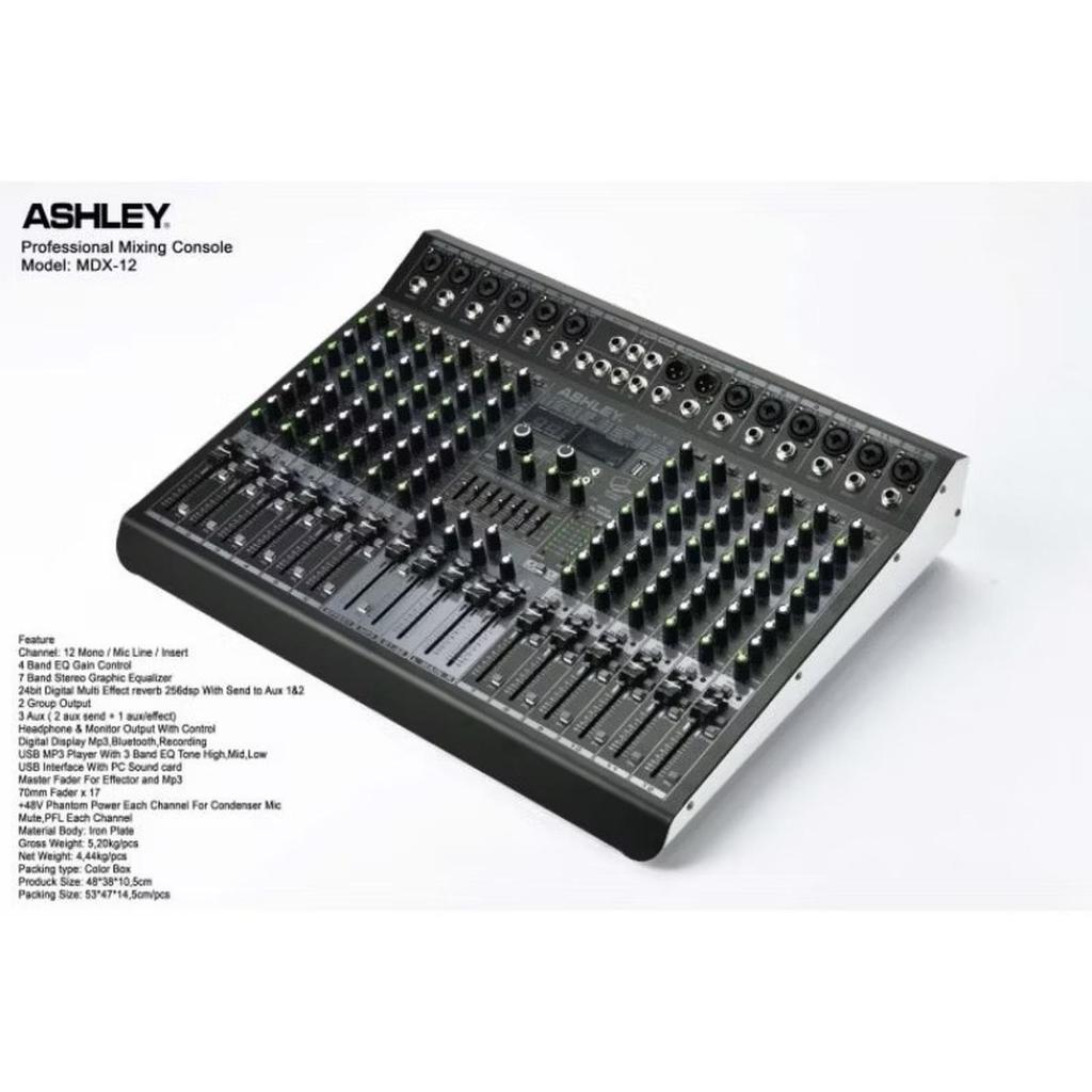 Mixer Ashley MDX 12 MDX12 12 channel ORIGINAL ASHLEY