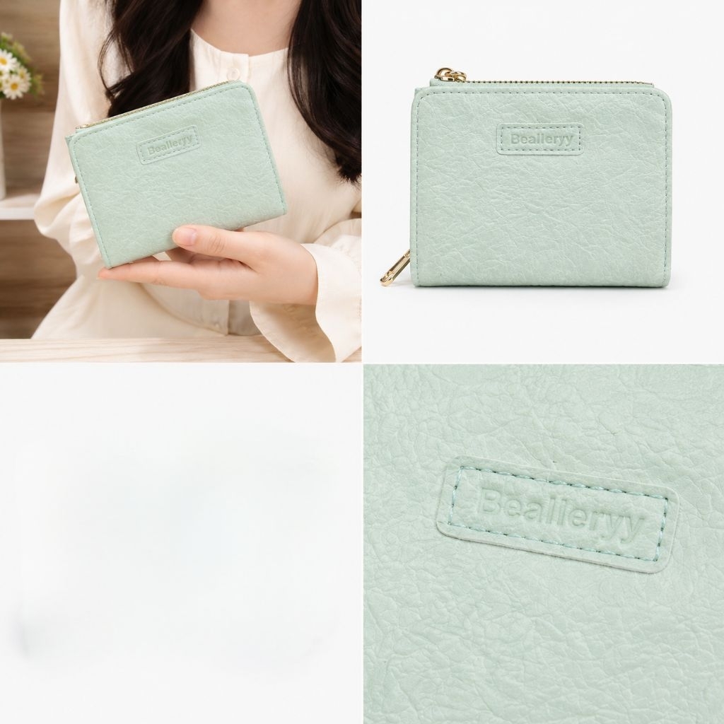Dompet Simple Lipat Wanita Dompet Fashion Multifungsi Kekinian Murah Dompet Cewek Import Kecil