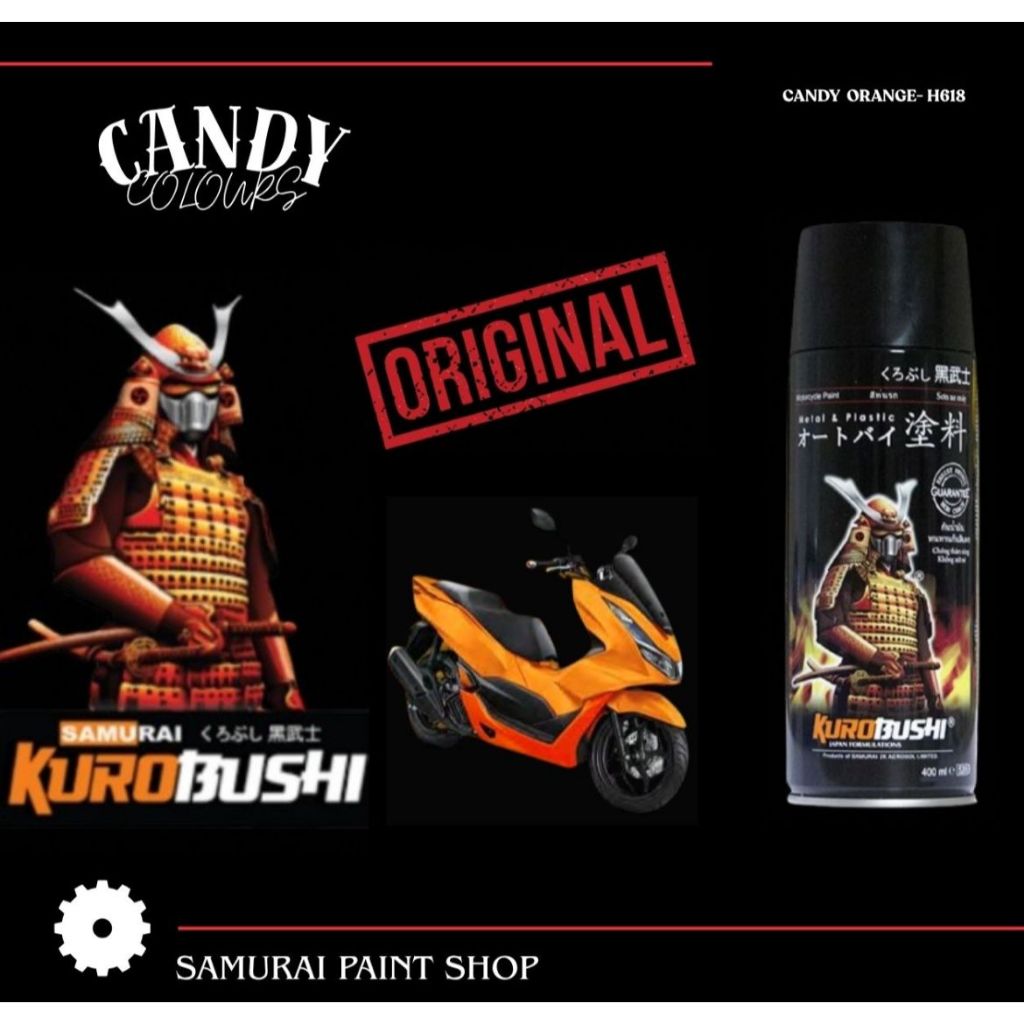 CAT SEMPROT SAMURAI PAINT CANDY ORANGE H618