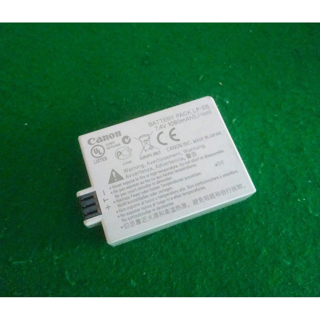 Baterai Battery Canon  LP-E5 Original Second For EOS 450D/500D/1000D