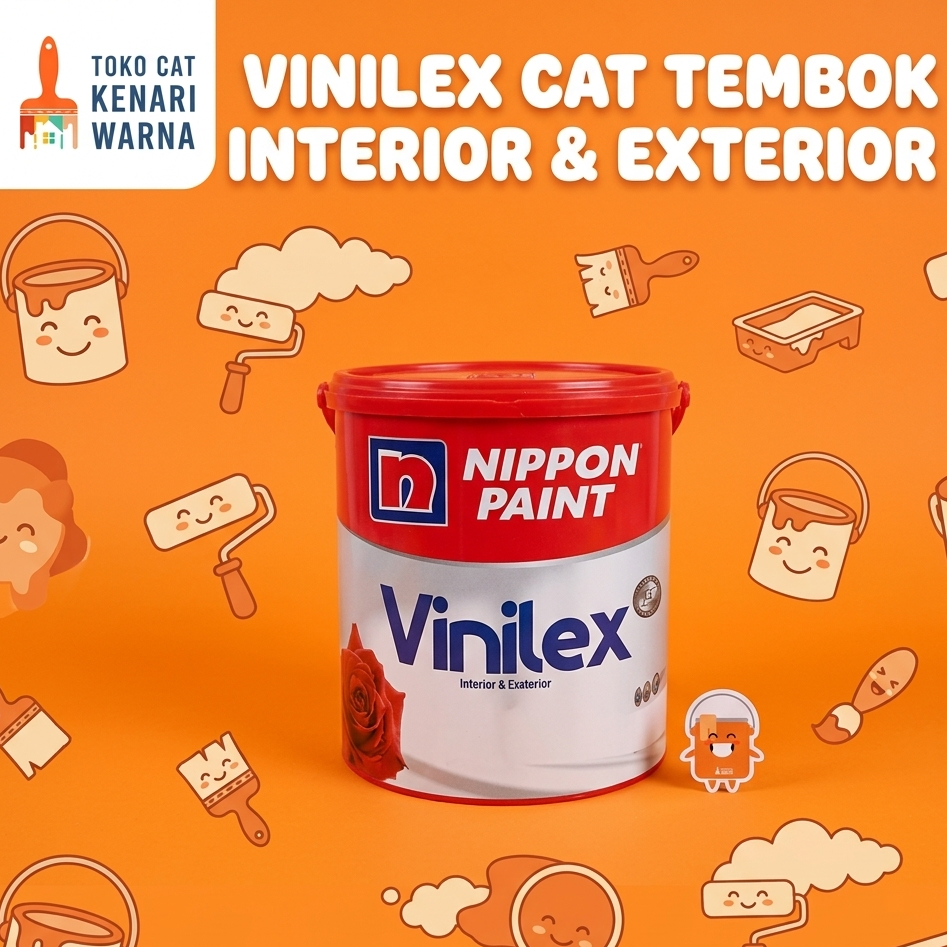 Nippon Paint Vinilex  (Tinting) -1 Kg Cat Tembok Interior-  Cat Tembok Nippon Paint