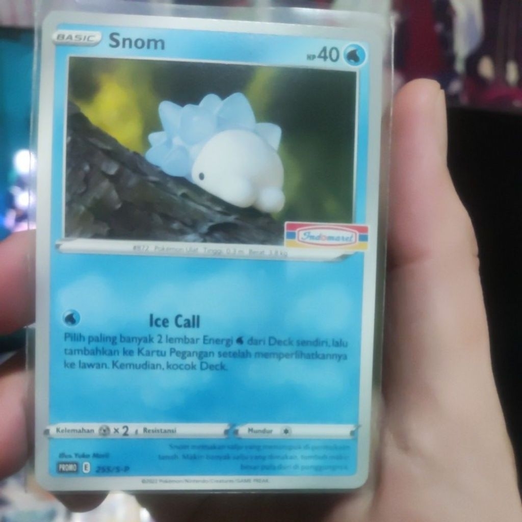 Snom promo indomaret kartu pokemon indo tcg