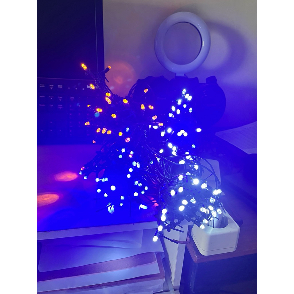 lampu seribu bintang 10 meter isi 15 bohlam 5 mm