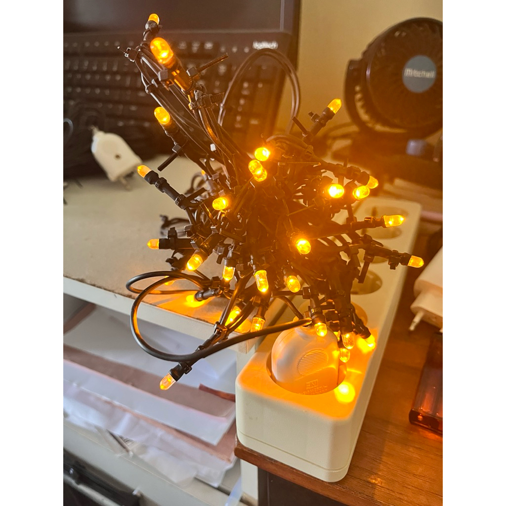 lampu seribu bintang 10 meter isi 15 bohlam 5 mm