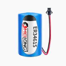 Battery Baterai Lithium Meilong PLC ER34615 3.6V D 19Ah Cable Plug