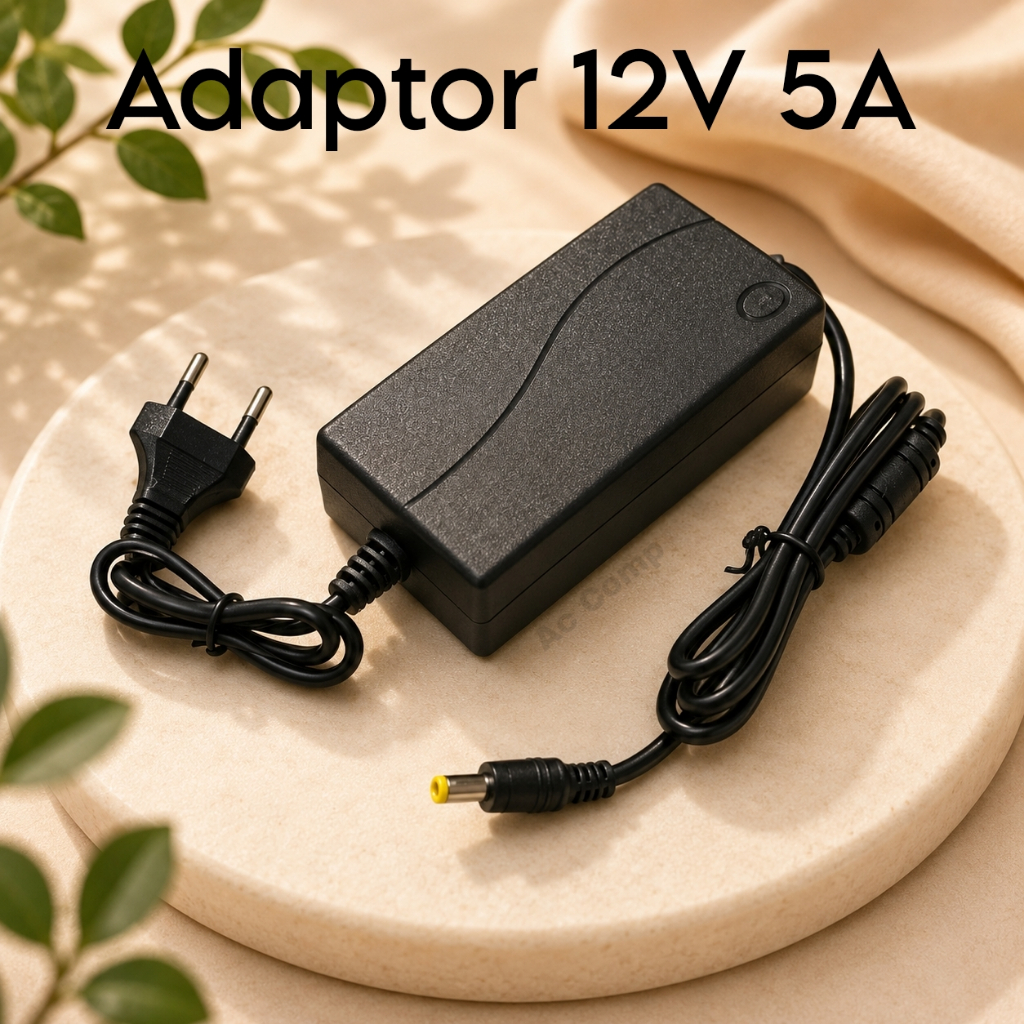 Adaptor 12 Volt 5 Ampere - Adaptor AC/DC 12V 5A