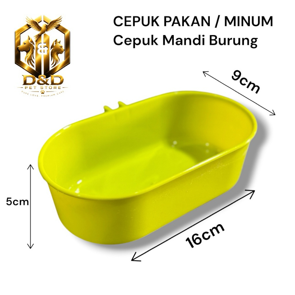 Cepuk Mandi Burung Cepuk Pakan/Minum Jumbo ayam dan burung