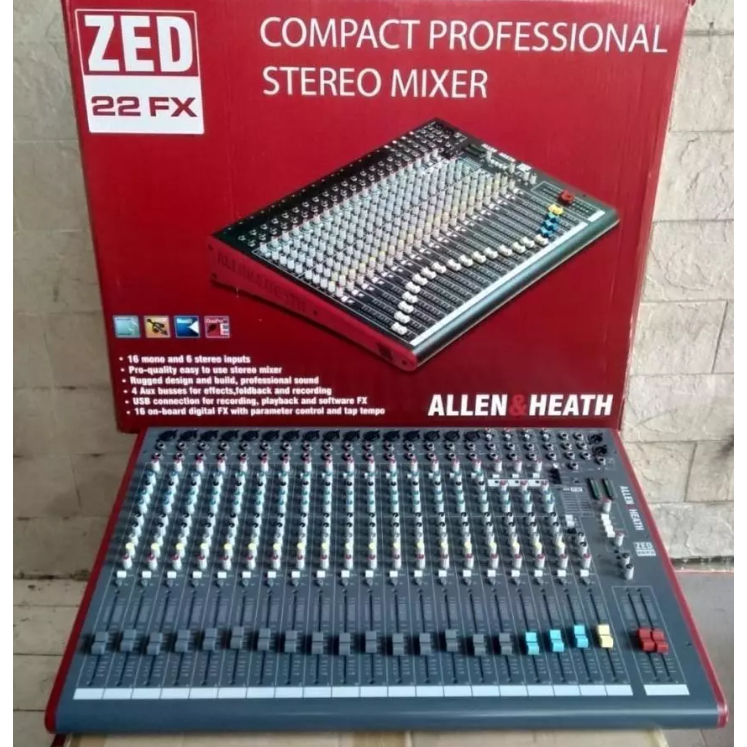 MIXER ALLEN & HEATH ZED 22 FX