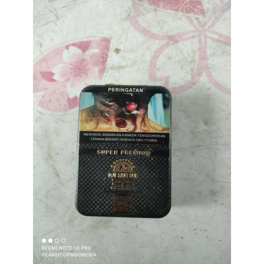 kotak wadah dji sam soe 111 limited edition / antik / vintage / 4149