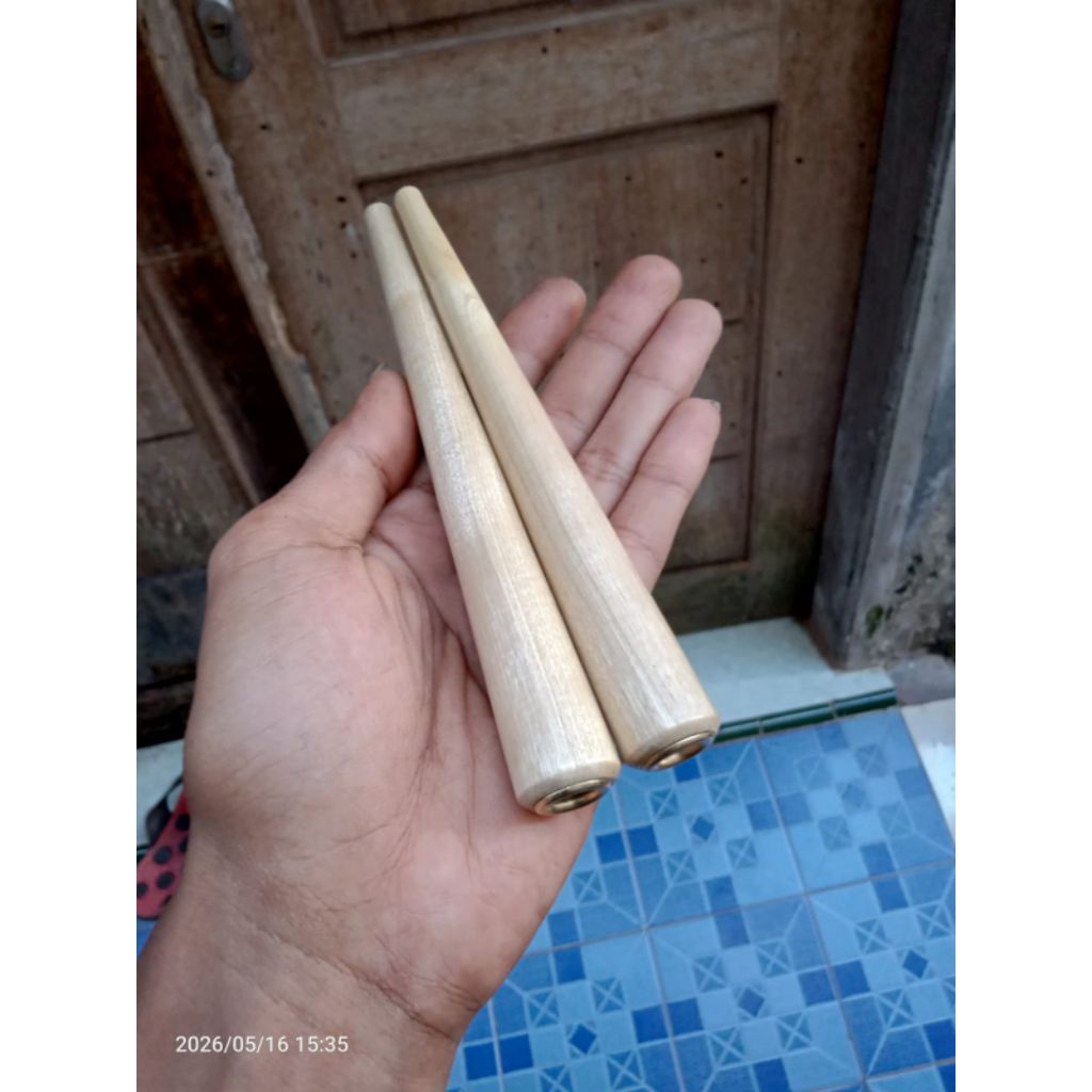 Pipa rokok kayu kemuning asli panjang 15 centimeter