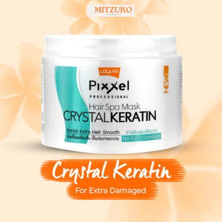 Lolane Pixxel Hair SPA Mask Crystal Keratin for Extra Damaged | Masker SPA untuk Rambut Kering Rusak