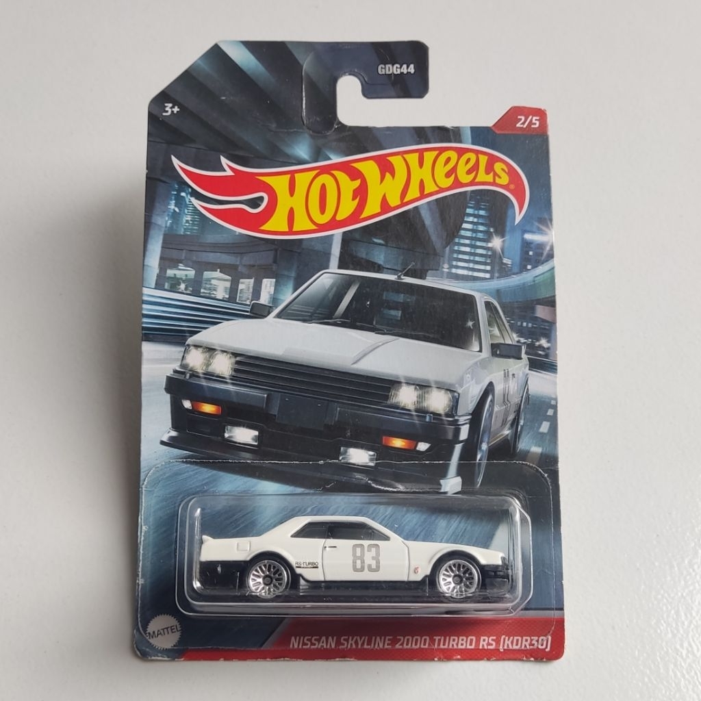 Hot Wheels Seri 2020 Nightburnerz Nissan Skyline 2000 Turbo RS BNR30 White-Black - HW SERIES