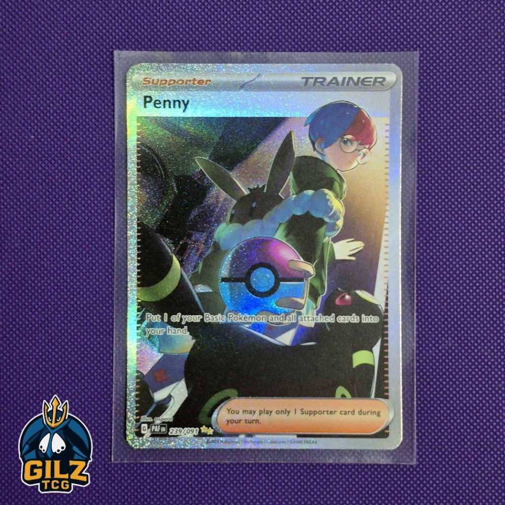 Kartu Pokemon Trainer Penny SIR / SAR 239/091 English