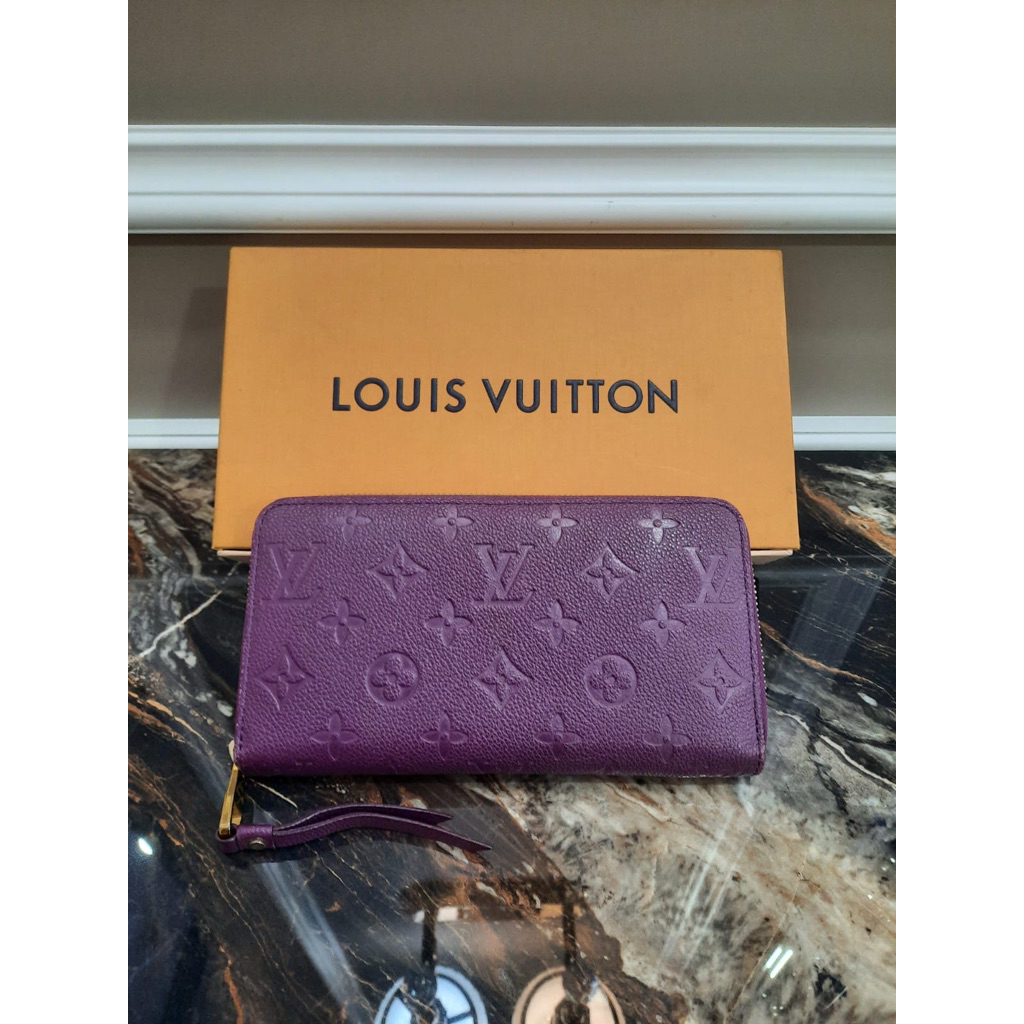 dompet lv second mono leather waller lv wallet dompet second