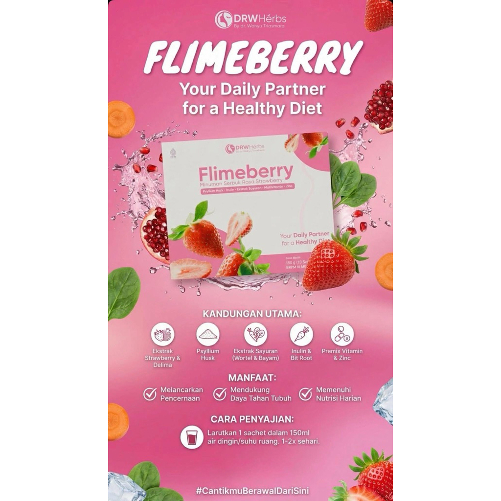@Drw Skincare Produk Original 100% BPOM DRW Flimeberry