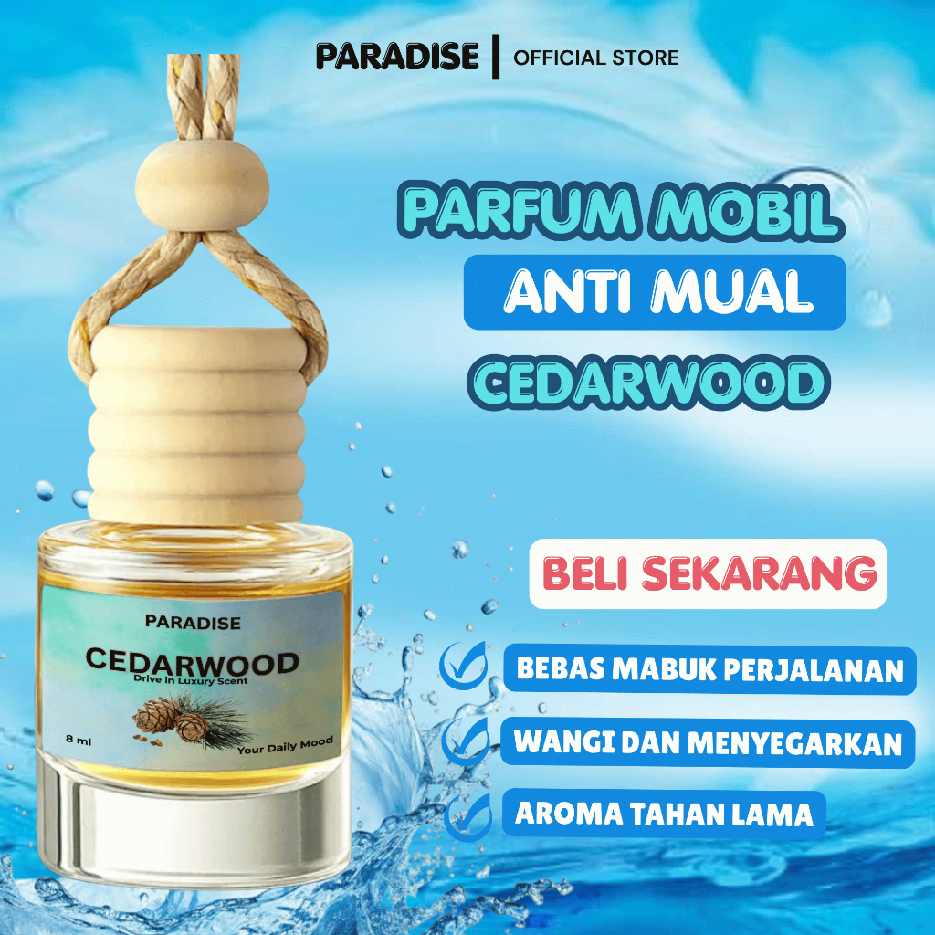 Parfum Mobil Aroma Cedarwood 8ml Paradise