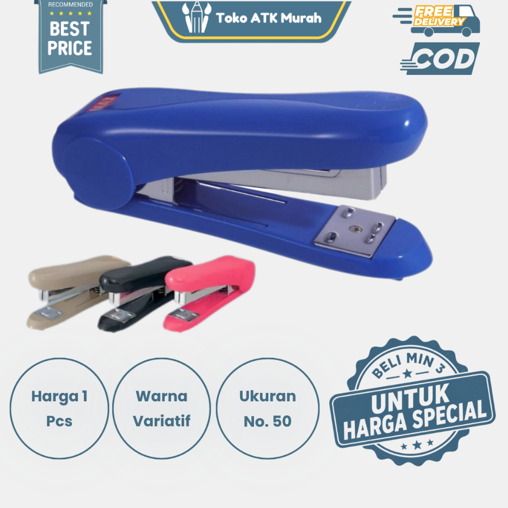 Stapler HD-50 Max Stepler Hekter Penjilid Kertas