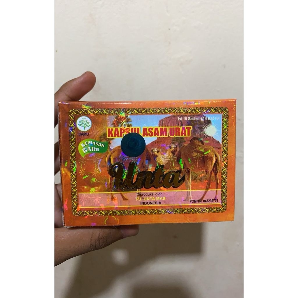kapsul asam urat cap unta original
