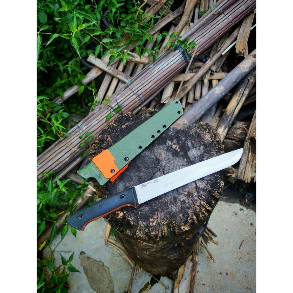Slaughter Knife Pisau Daging Fillet Bohler K110 Sarung Kydex