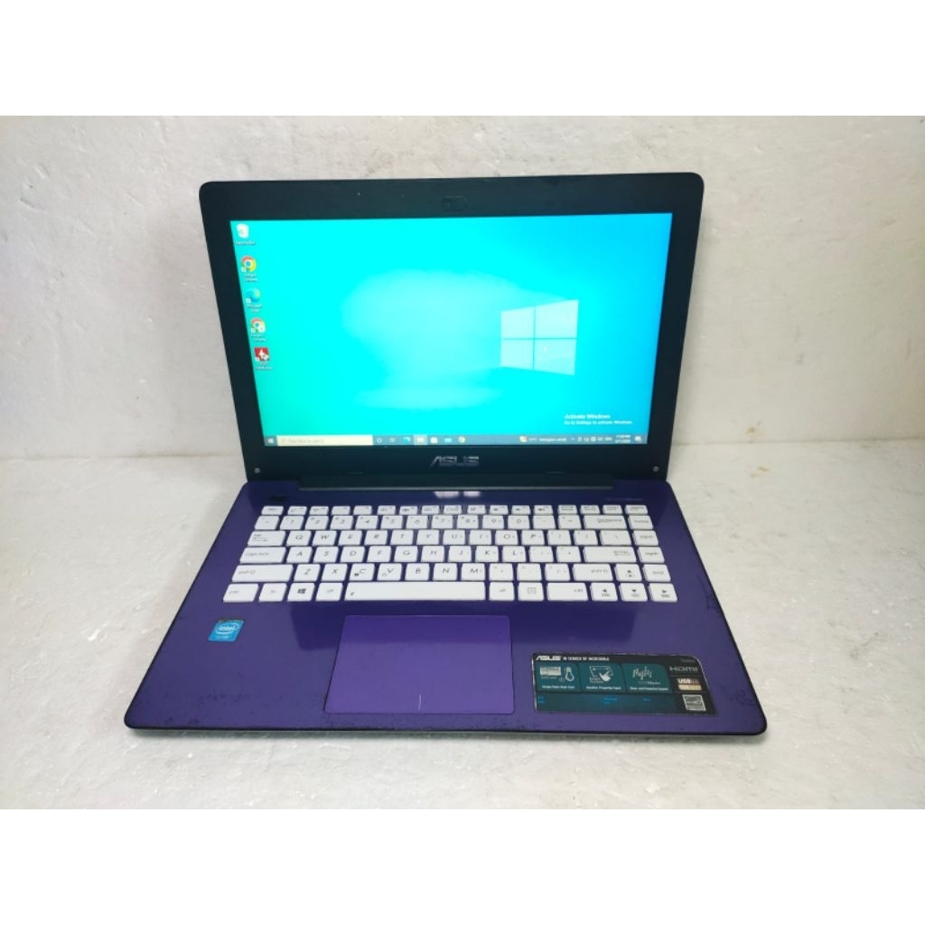 A2005 Laptop Asus X453M ram 2GB ssd 128GB intel celeron murah meriah