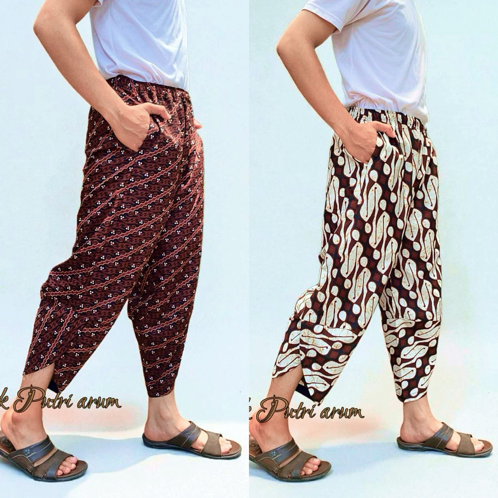 Celana batik panjang pria dan wanita terbaru celana batik modern