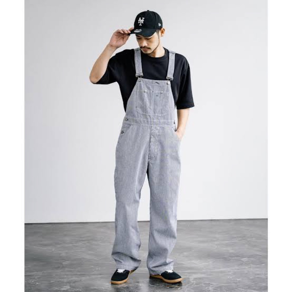 Overall Carpenter Hickory Baggy Jeans