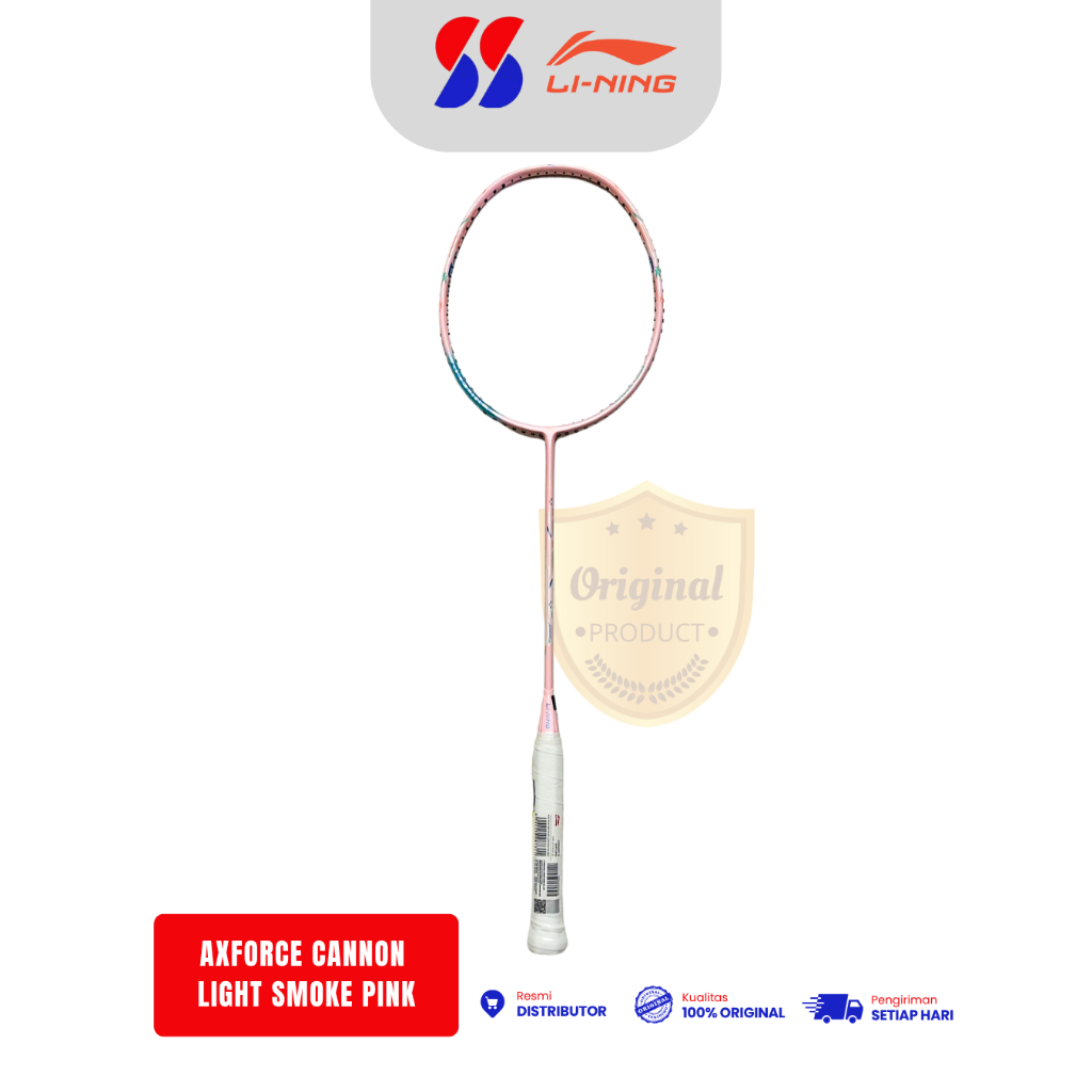 Raket Badminton Lining Axforce Cannon Light Original (Free Tas Serut)