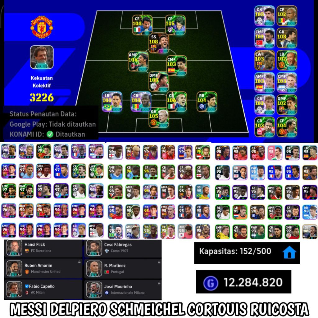 Jual akun eFootball Mobile murah 2026