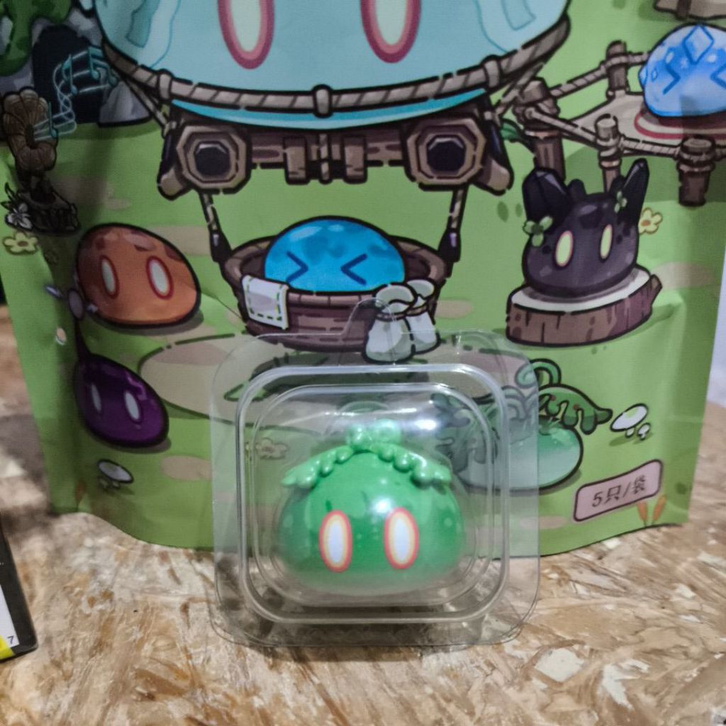 Mihoyo Genshin Impact Mini Slime Figure Dendro Slime
