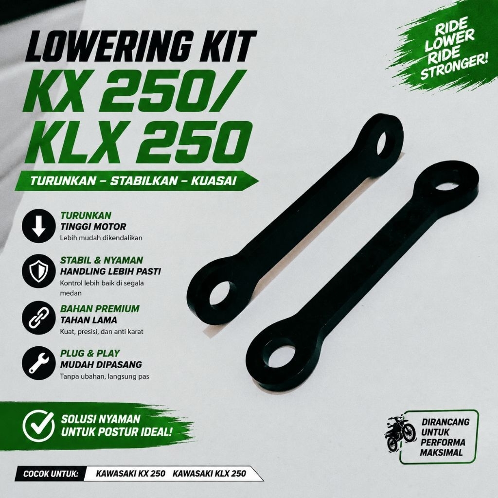 Lowering Kit Pemendek shock belakang KLX250 klx 250
