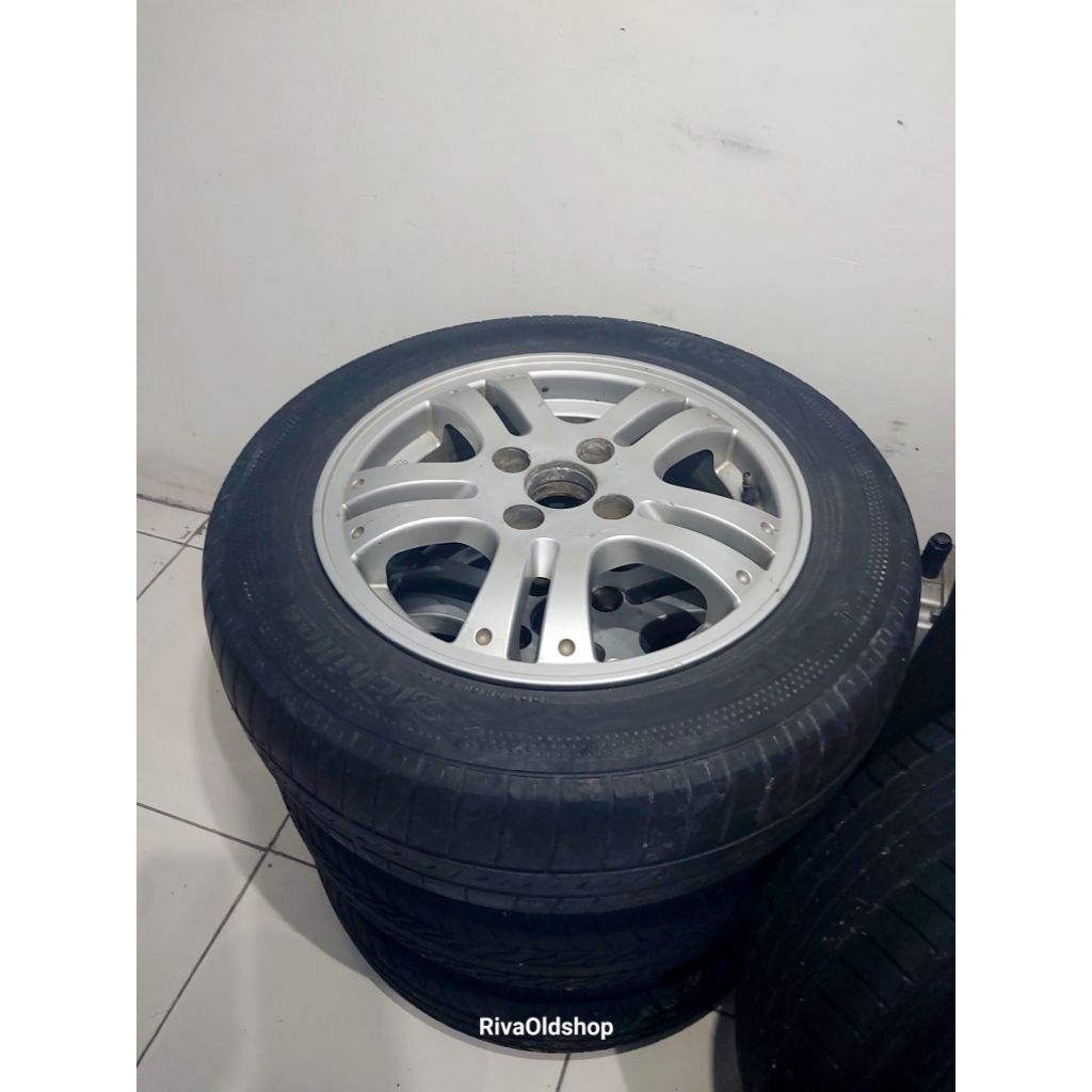 VELG OEM ASLI HONDA JAZZ GD3 IDSI PCD 4 × 100 / BAN 175/65 R14 2006 SET BAN (SATUAN)